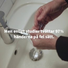 У Швеції створили друковану рекламу, якою можна помити руки
