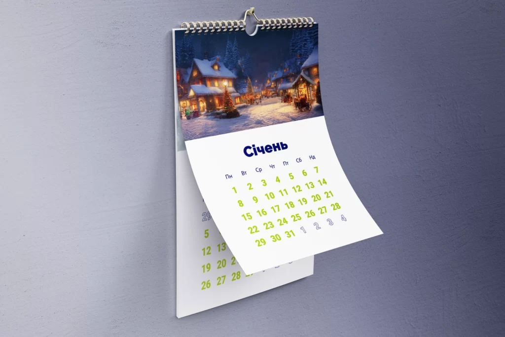 Календар перекидний A4-A3