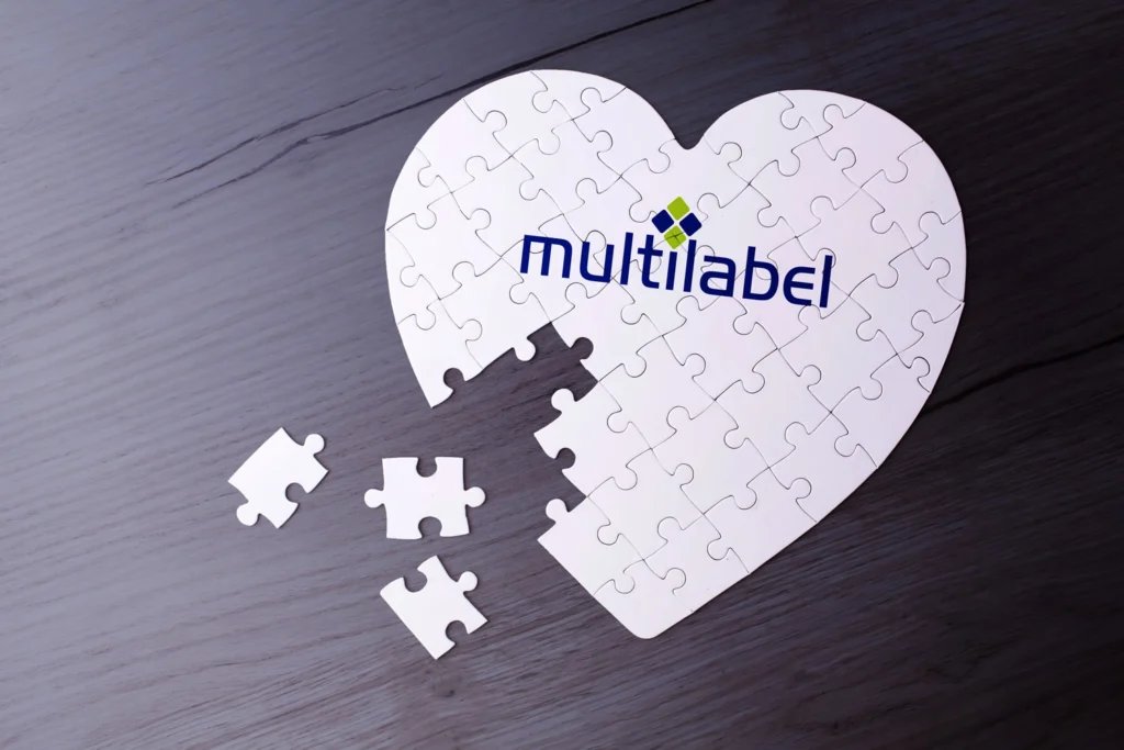 Друк пазлів у формі серця